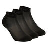 Short Active Sportsokken Verpakking 3 Stuks-Zwart