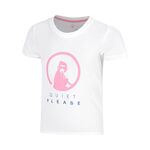 Quiet Please Kleding Quiet Please Crushaseline Logo Tanktop Meisjes - wit, neonroze