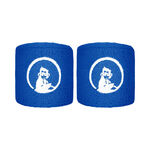 Quiet Please Tenniskleding Quiet Please Short Zweetband - Verpakking 2 stuks Unisex-blauw, wit