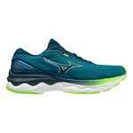 Mizuno Hardloopschoenen Mizuno Wave Skyrise 3 Neutrale Schoen Heren-Blauw,Groen