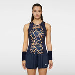 JLindeberg Kleding JLindeberg Miria Printed Tanktop Dames-Donkerblauw,Oranje