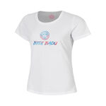 BIDI BADU Tenniskleding BIDI BADU Logo Chill T-shirt Kinderen - wit, 